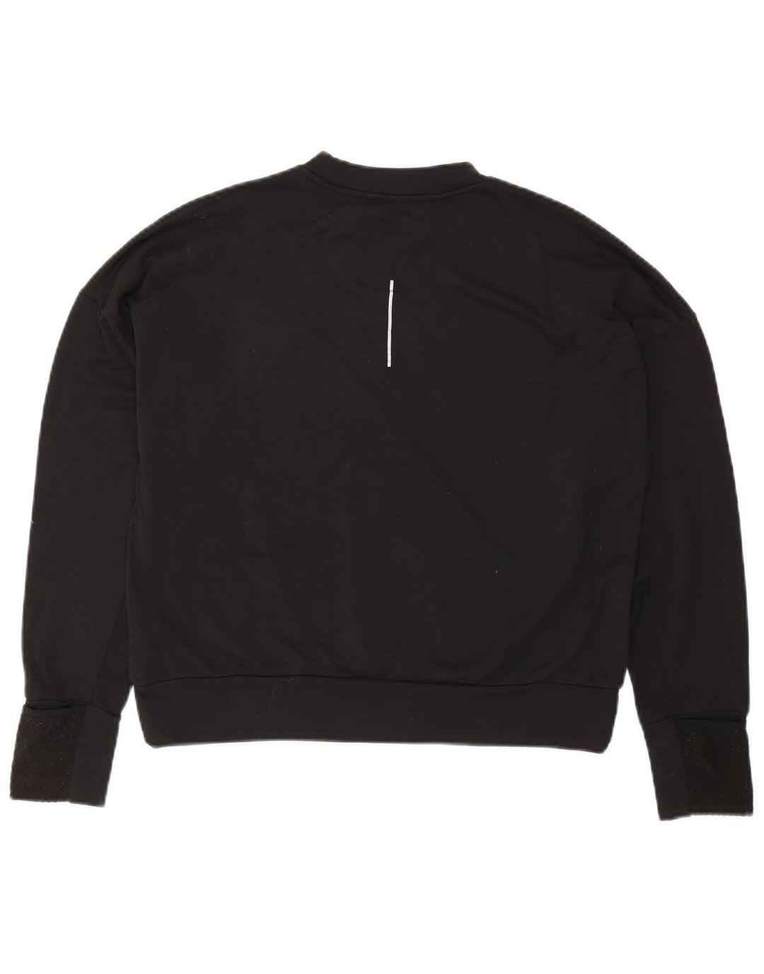 NIKE Γυναικείο τρέξιμο oversized μακρυμάνικο UK 10 μικρό μαύρο πολυεστέρα