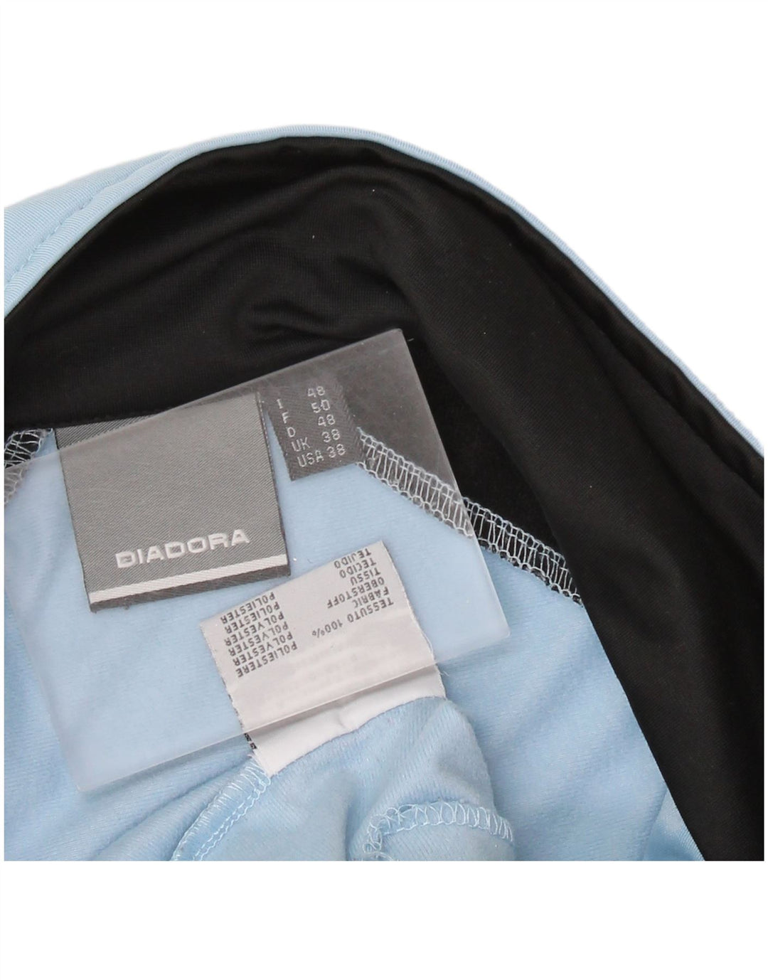 Ανδρική φόρμα DIADORA Top Jacket UK 38 Medium Blue Colorblock Polyester