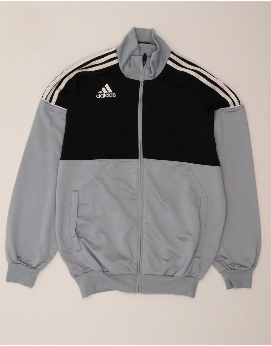 Ανδρική φόρμα γυμναστικής ADIDAS Top Jacket UK 36/38 Small Blue Colourblock
