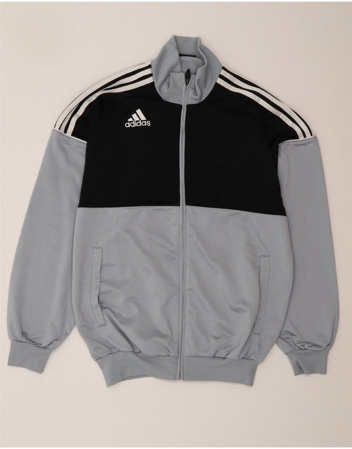 Ανδρική φόρμα γυμναστικής ADIDAS Top Jacket UK 36/38 Small Blue Colourblock