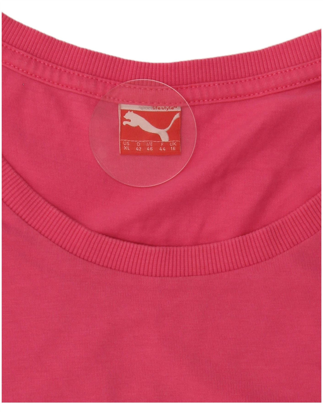 Puma Γυναικείο T-Shirt Top UK 16 Large Pink