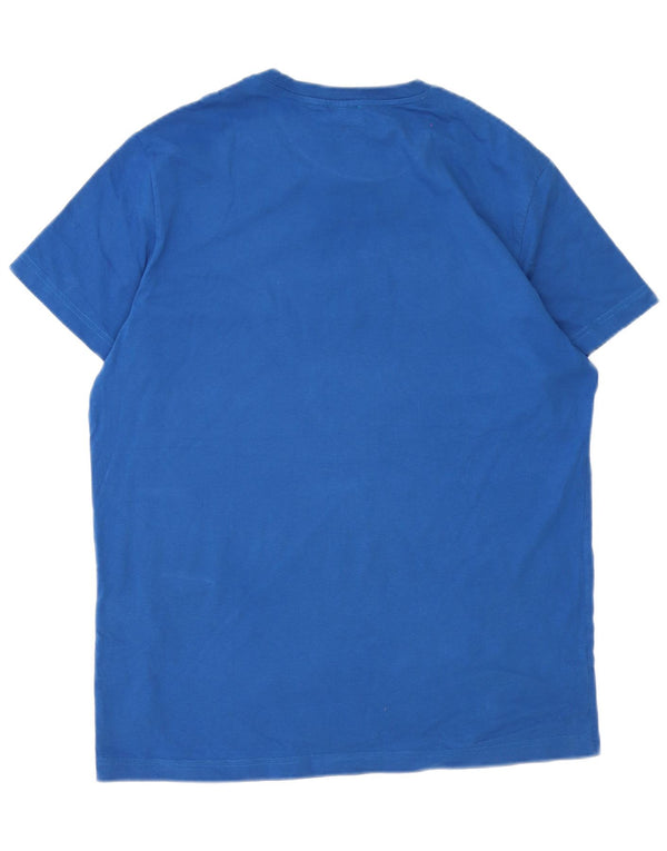 Ανδρικό γραφικό T-Shirt Diesel Top XL Blue Cotton