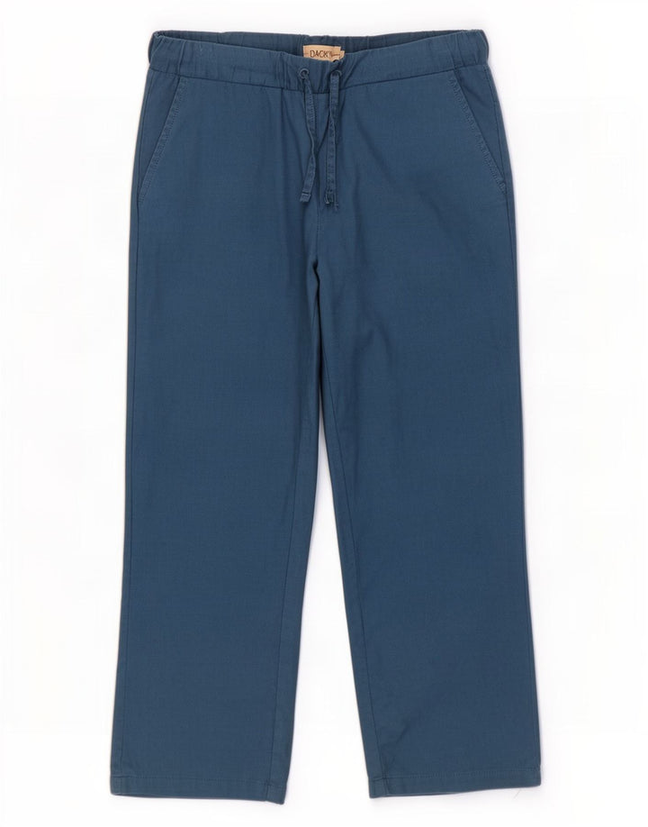 Ανδρικό ίσιο παντελόνι Chino Dack's Small W32 L25 Μπλε βαμβακερό