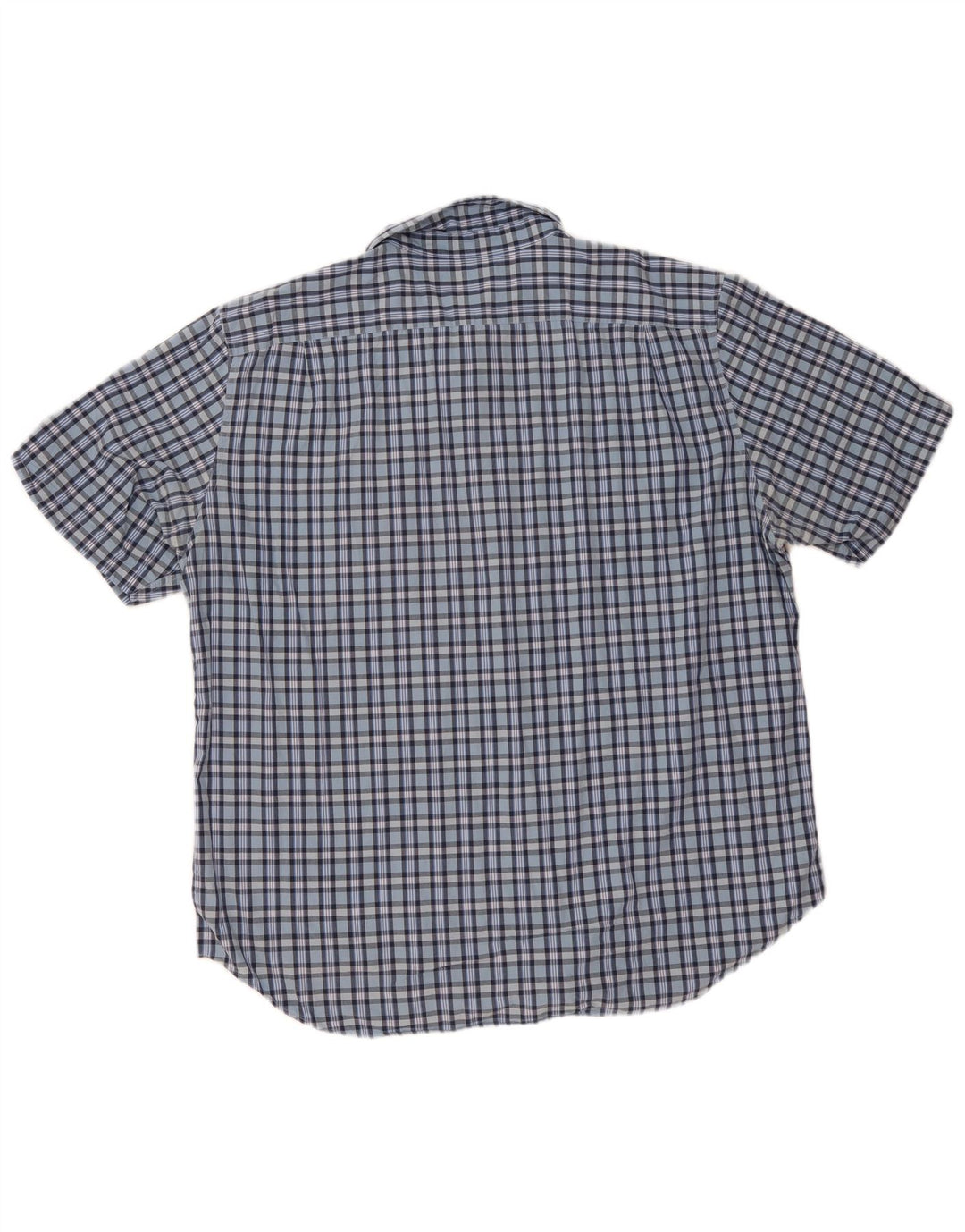 Ανδρικό κοντομάνικο πουκάμισο Nautica 2XL Blue Check Cotton