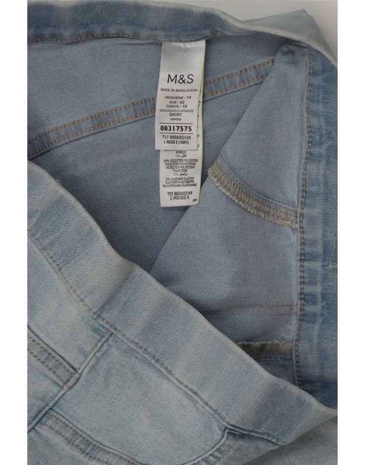Marks & Spencer Γυναικεία Jegging Τζιν UK 14 Medium W30 L27 Blue Cotton