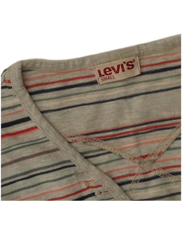Γυναικείο τοπ μακρυμάνικο Levi's UK 10 μικρές πολύχρωμες ριγέ