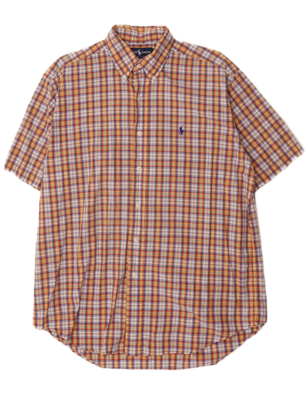 Ανδρικό πουκάμισο Ralph Lauren Blake με κοντό μανίκι μεσαίο πολύχρωμο καρό