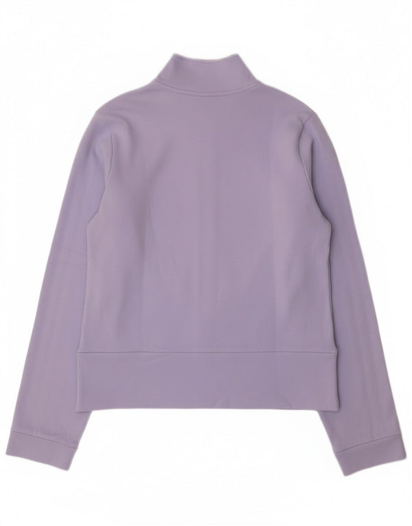 Γυναικεία αθλητική φόρμα Adidas Top Jacket UK 12 Medium Purple Cotton