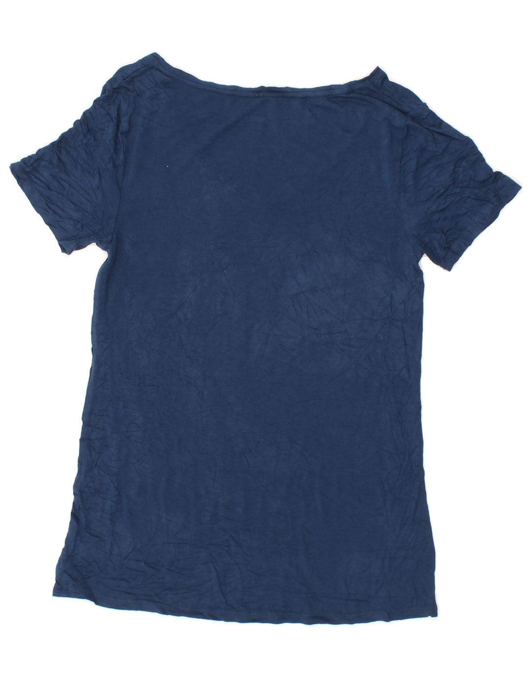 MOSSIMO Womens T-Shirt Top UK 6 XS Navy Blue Rayon Vintage Mossimo and Second-Hand Mossimo from Messina Hembry 