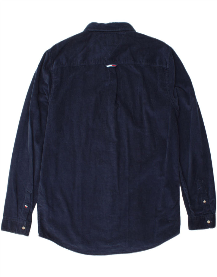 TOMMY HILFIGER Ανδρικό πουκάμισο κοτλέ μεσαίο πολύχρωμο βαμβακερό χρώμα