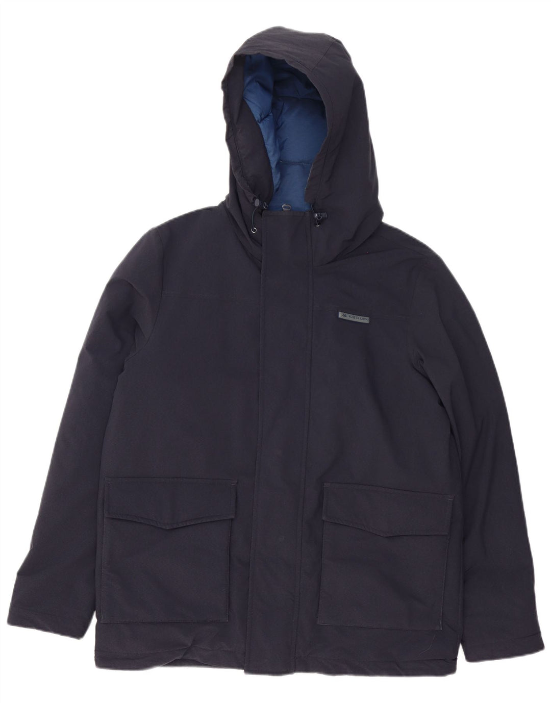 Kappa Ανδρικό μπουφάν με κουκούλα UK 38 Medium Navy Blue Polyamide
