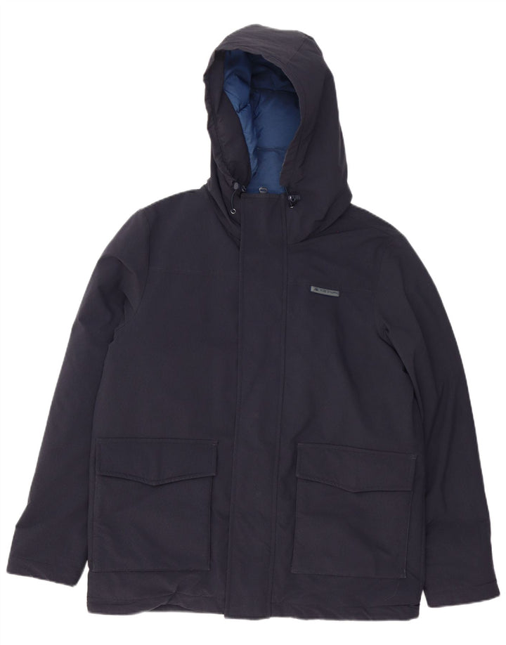Kappa Ανδρικό μπουφάν με κουκούλα UK 38 Medium Navy Blue Polyamide