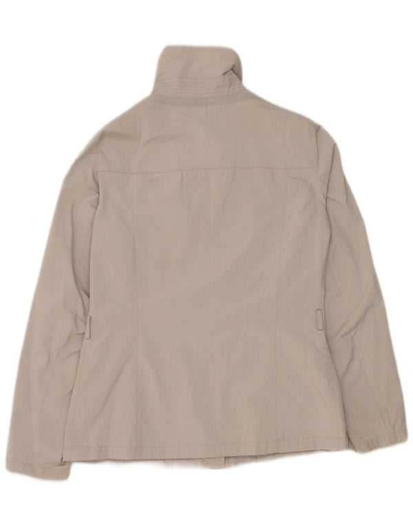 Γυναικείο μπουφάν βροχής Geox UK 8 Small Grey Polyester