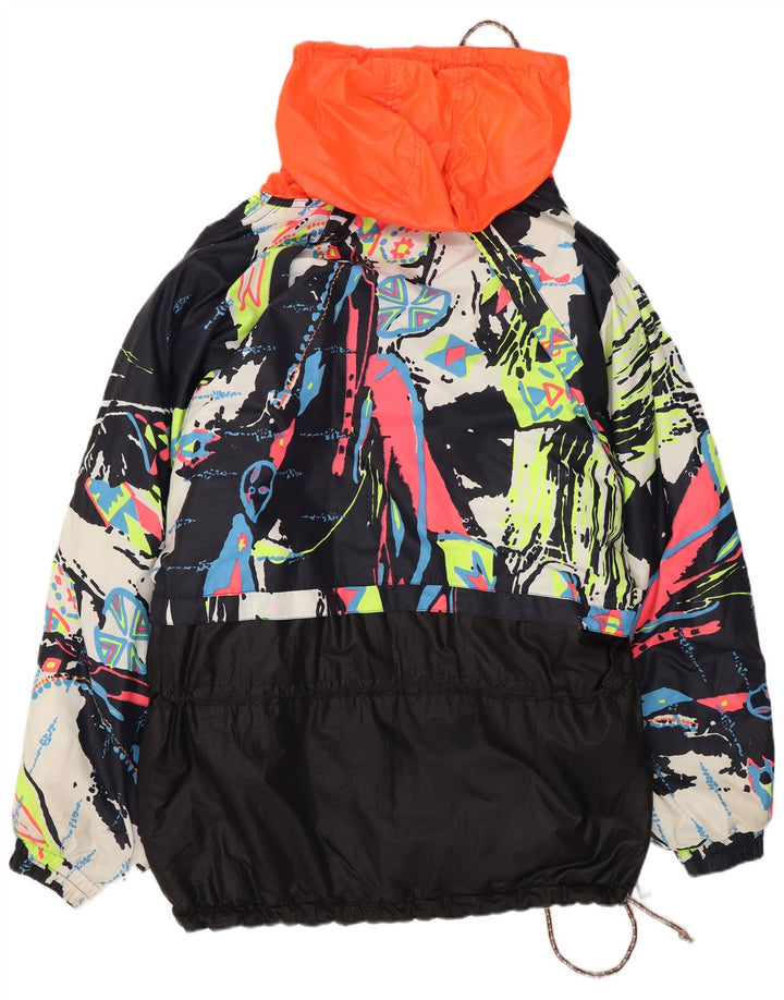 Γυναικείο μπουφάν βροχής μεγάλου μεγέθους πουλόβερ Luhta UK 18 XL Μαύρο Colourblock