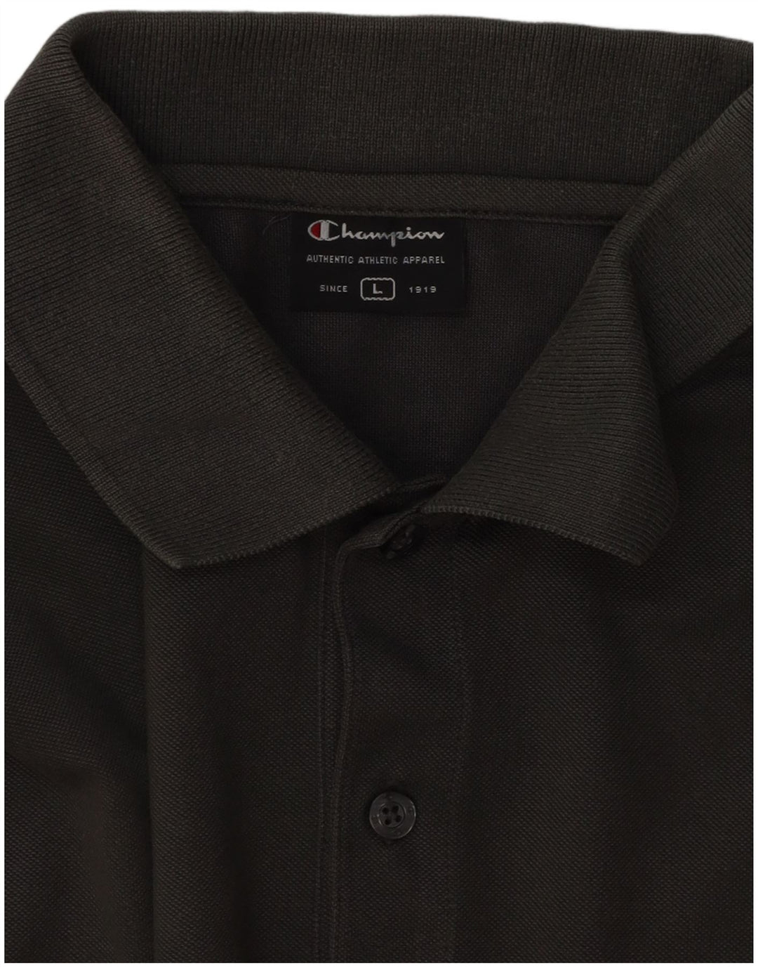 Ανδρικό μπλουζάκι πόλο Champion με μεγάλο χακί