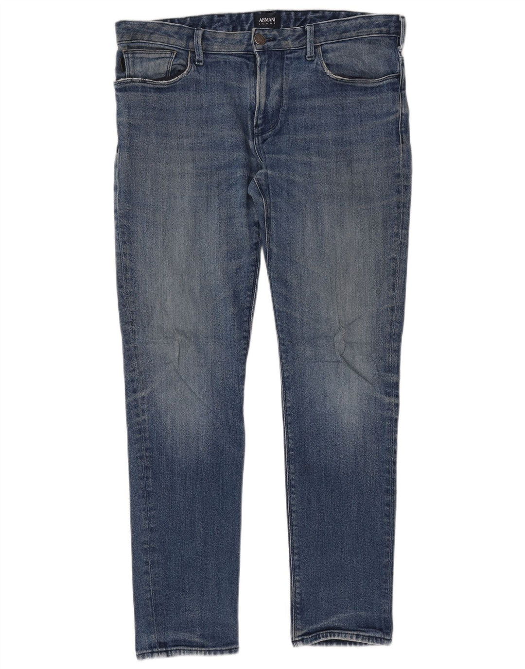 ARMANI Ανδρικό Slim Jeans W34 L32 Μπλε Βαμβακερό