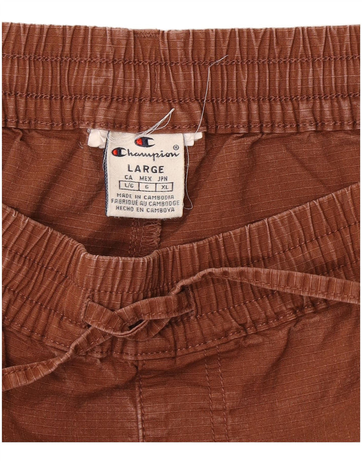 Ανδρικό παντελόνι Champion Joggers Cargo Μεγάλο W32 L28 Καφέ