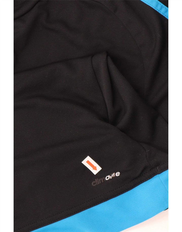 Ανδρικό T-Shirt Climalite Adidas Top Medium Black Colourblock Πολυεστέρας