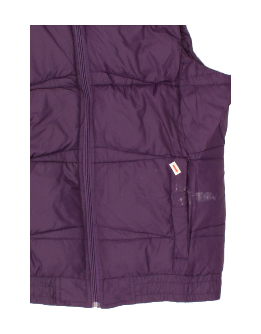 KAPPA Womens Padded Gilet UK 14 Medium Purple Polyester Vintage Kappa and Second-Hand Kappa from Messina Hembry 