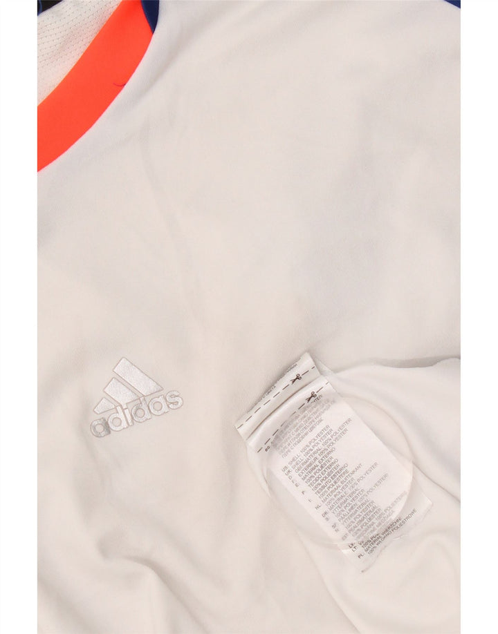 Ανδρικό T-Shirt Adidas Top Medium White Colourblock Polyester