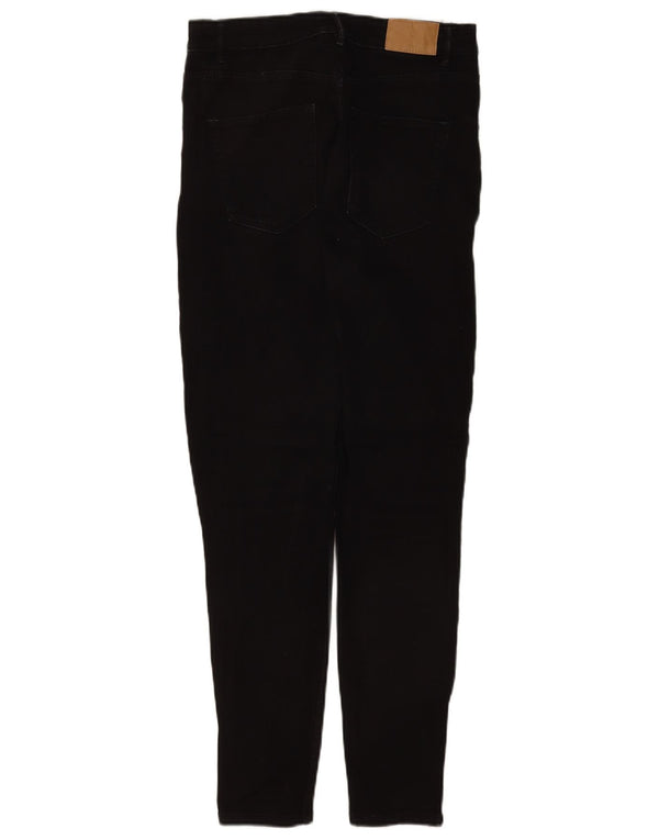 Zara Γυναικείο Skinny Jeans EU 42 Large W32 L28 Μαύρο βαμβακερό
