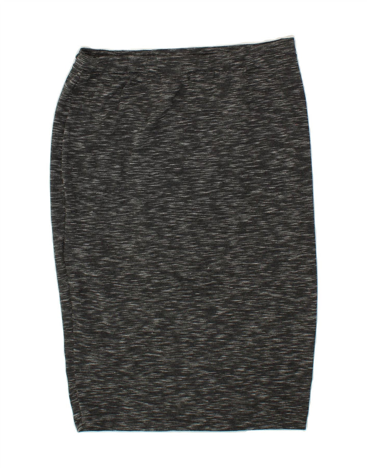 BENETTON Womens Pencil Skirt W36 XL Grey Flecked Vintage Benetton and Second-Hand Benetton from Messina Hembry 