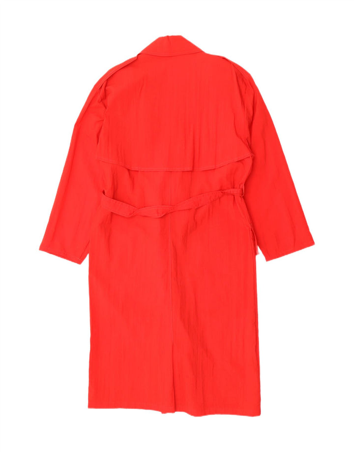 Vintage γυναικεία καμπαρντίνα UK 14 Medium Red