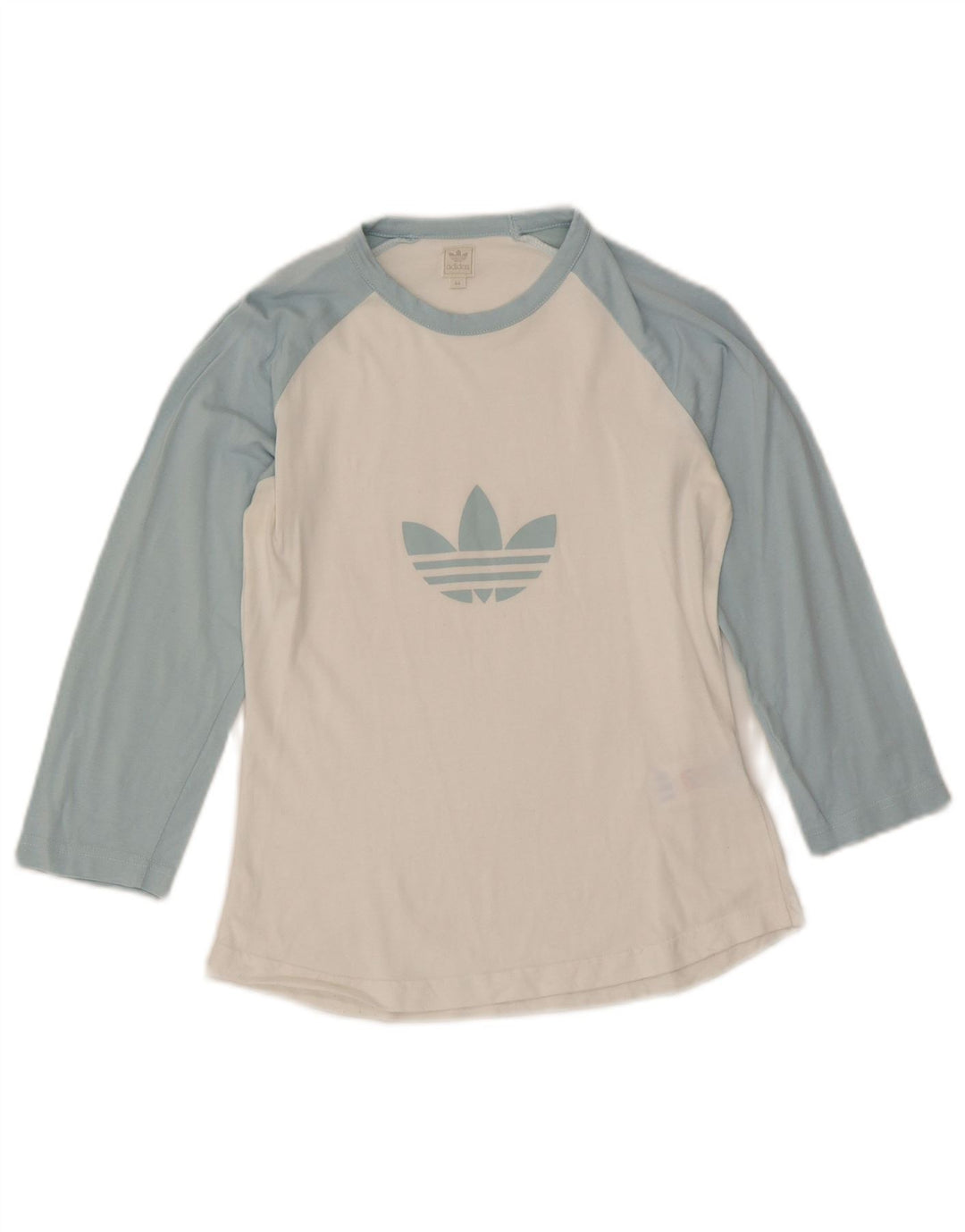 Adidas Γυναικείο τοπ 3/4 μανίκι IT 44 μεσαίο λευκό βαμβακερό χρώμα