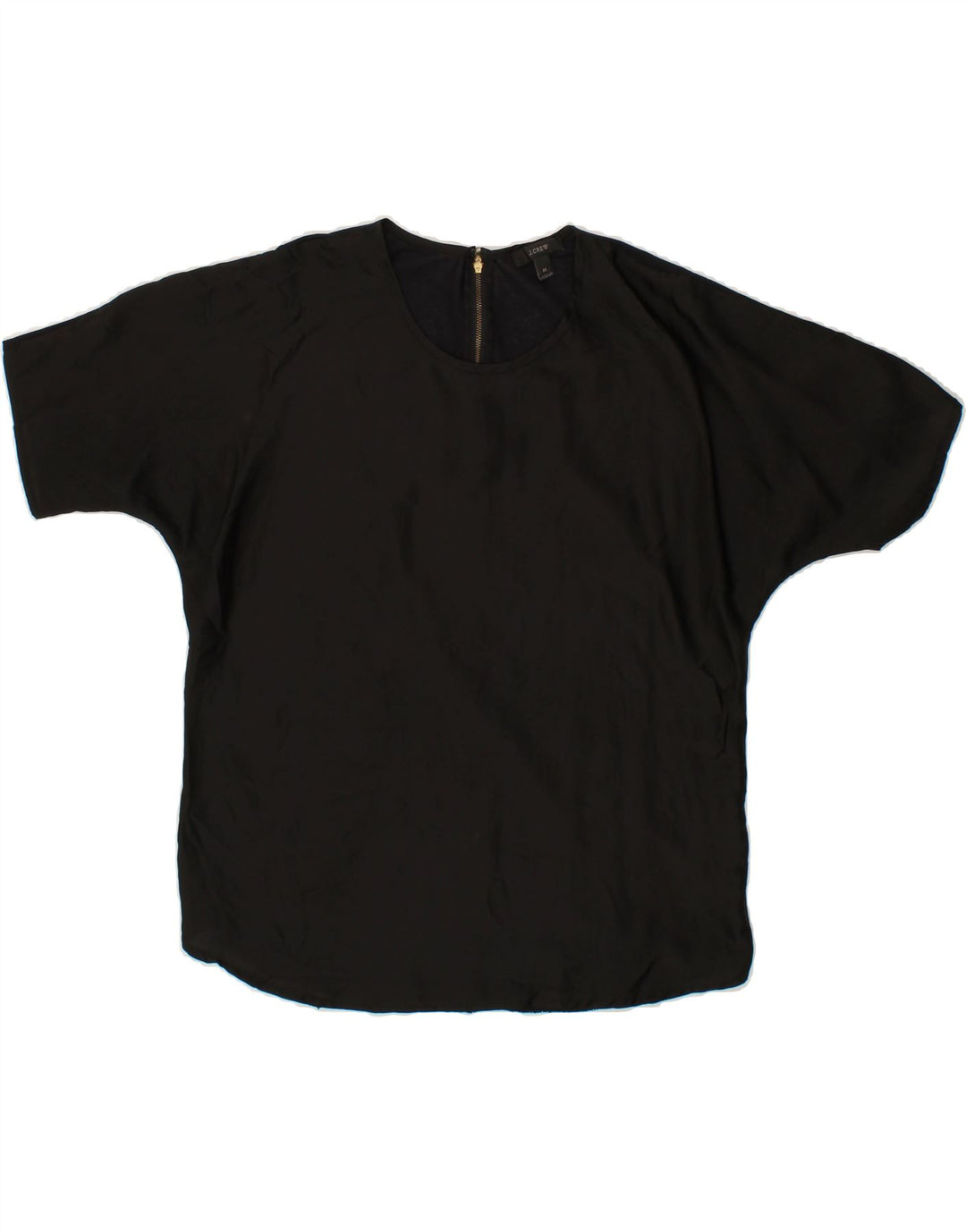 J. CREW Womens Blouse Top UK 14 Medium Black Polyester Comics Vintage J. Crew and Second-Hand J. Crew from Messina Hembry 