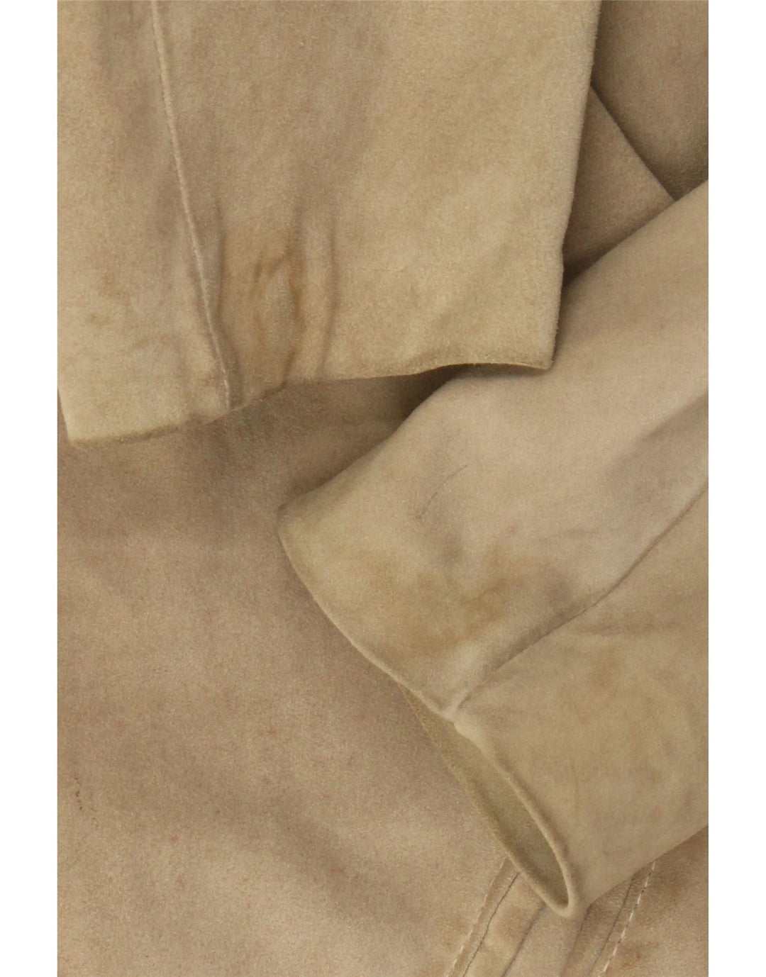 Vintage Γυναικείο Suede Jacket IT 46 Large Beige Leather