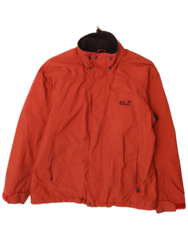 Ανδρικό Jack Wolfskin Windbreaker UK 40/42 Large Red Colourblock