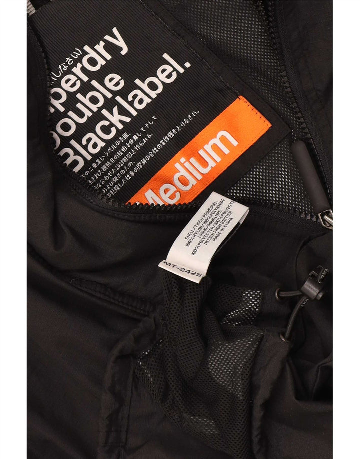 Superdry Ανδρικό Μπουφάν Windbreaker Graphic UK 38 Medium Black Nylon