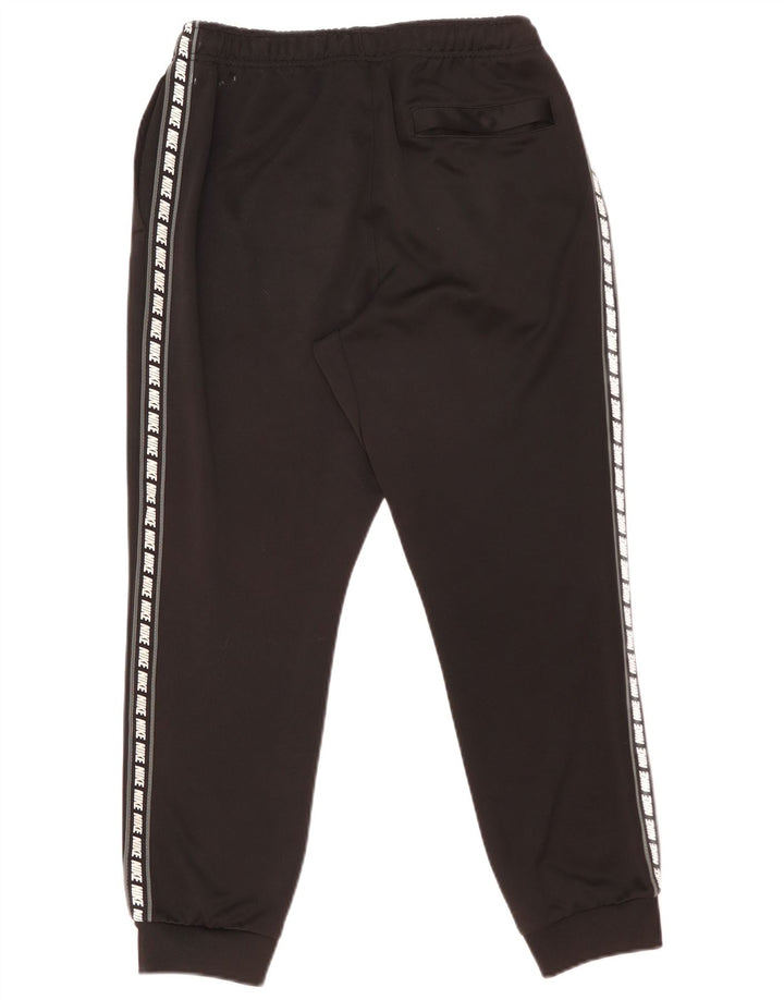 Ανδρικές φόρμες γραφικών Nike παντελόνια Joggers μεσαίο μαύρο πολυεστέρα