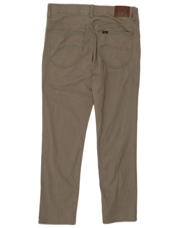 Lee Mens Extreme Motion Slim κωνικό casual παντελόνι W34 L30 Χακί βαμβακερό