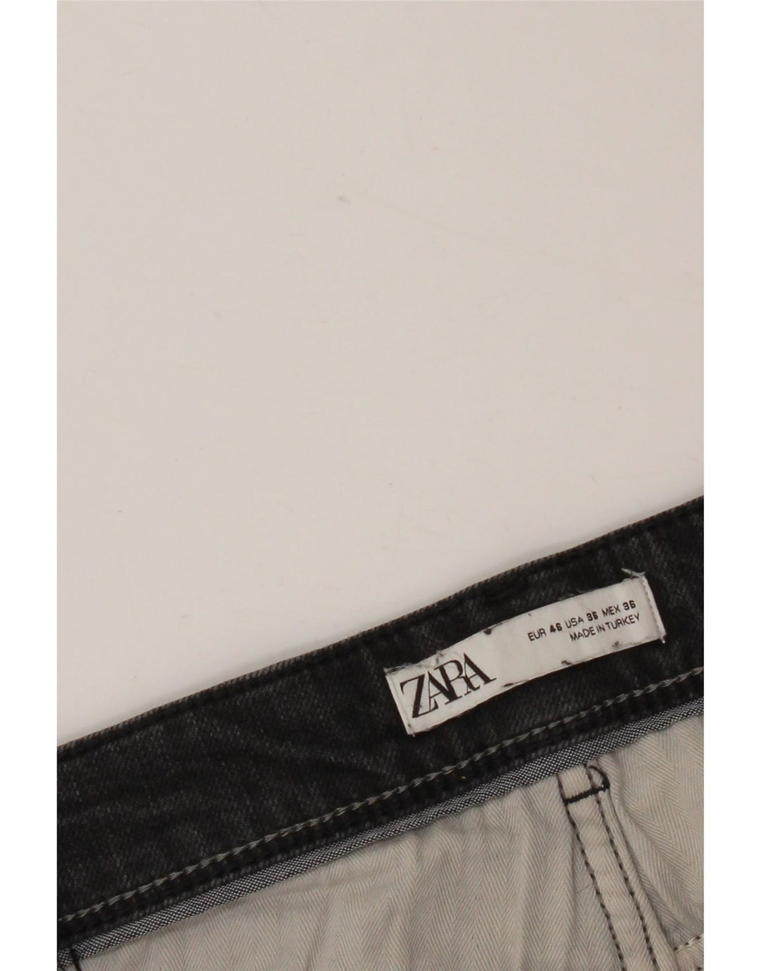Zara Ανδρικό Slim Jeans EU 46 XL W36 L30 Μαύρο