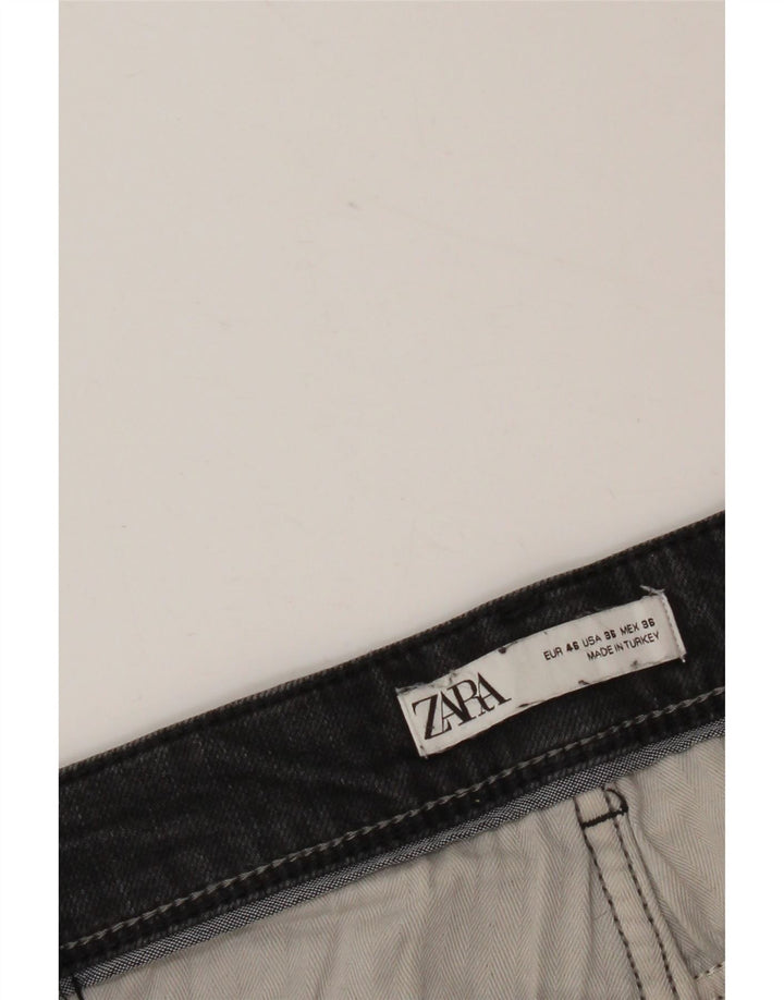 Zara Ανδρικό Slim Jeans EU 46 XL W36 L30 Μαύρο