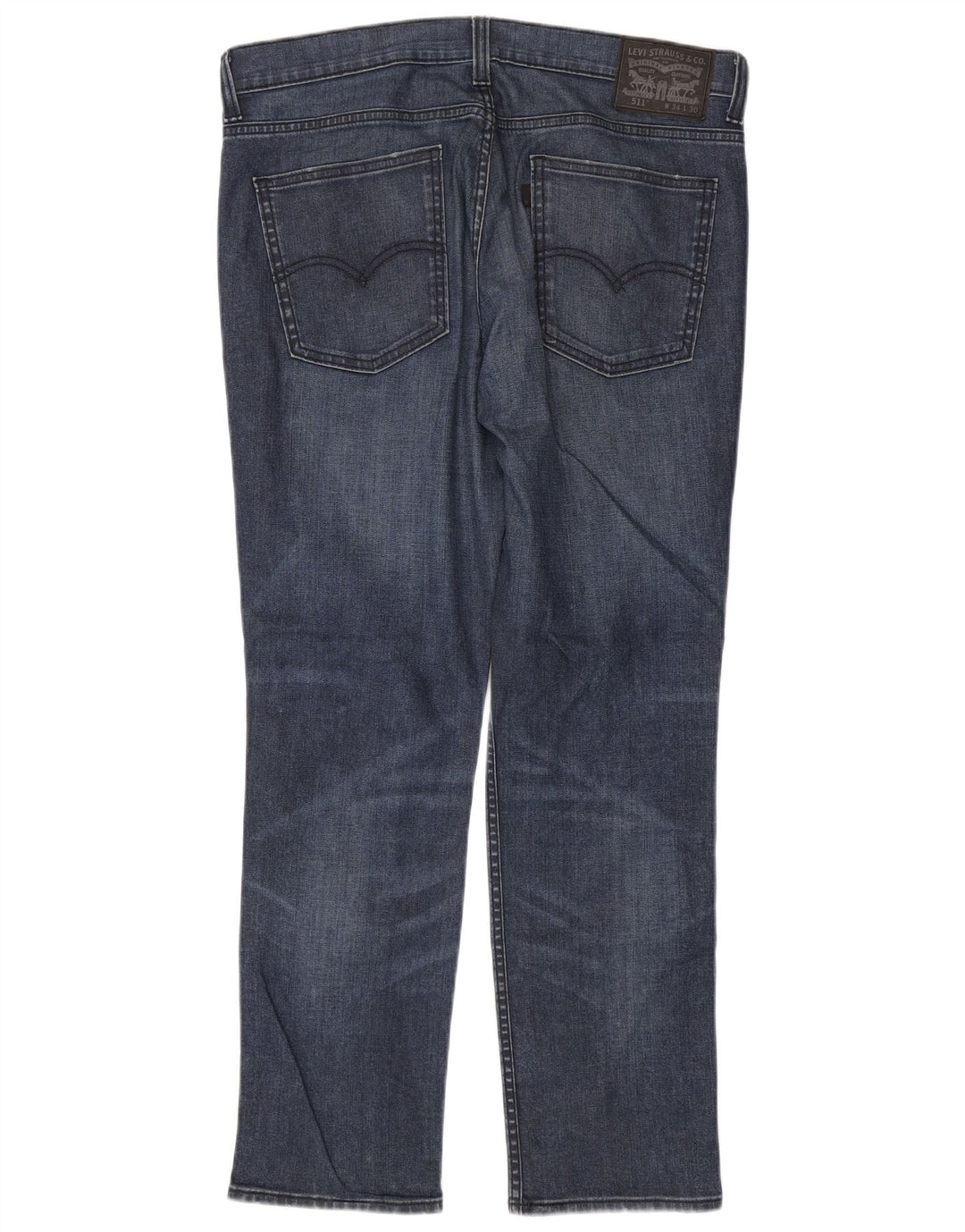 Levi's Mens 511 Slim Jeans W34 L30 Blue Cotton