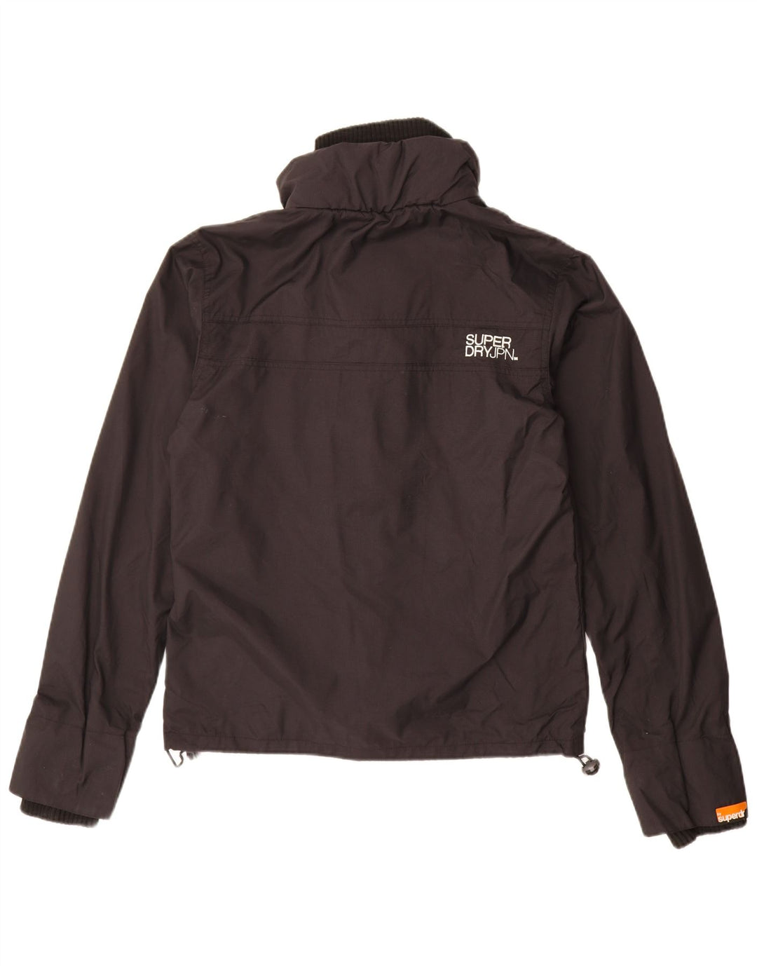 Superdry Ανδρικό γραφικό μπουφάν βροχής UK 36 Small Black Nylon