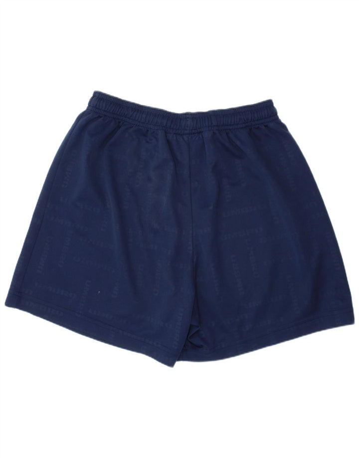 Γραφικό αθλητικό σορτς UMBRO Boys 13-14 ετών Navy Blue Polyester