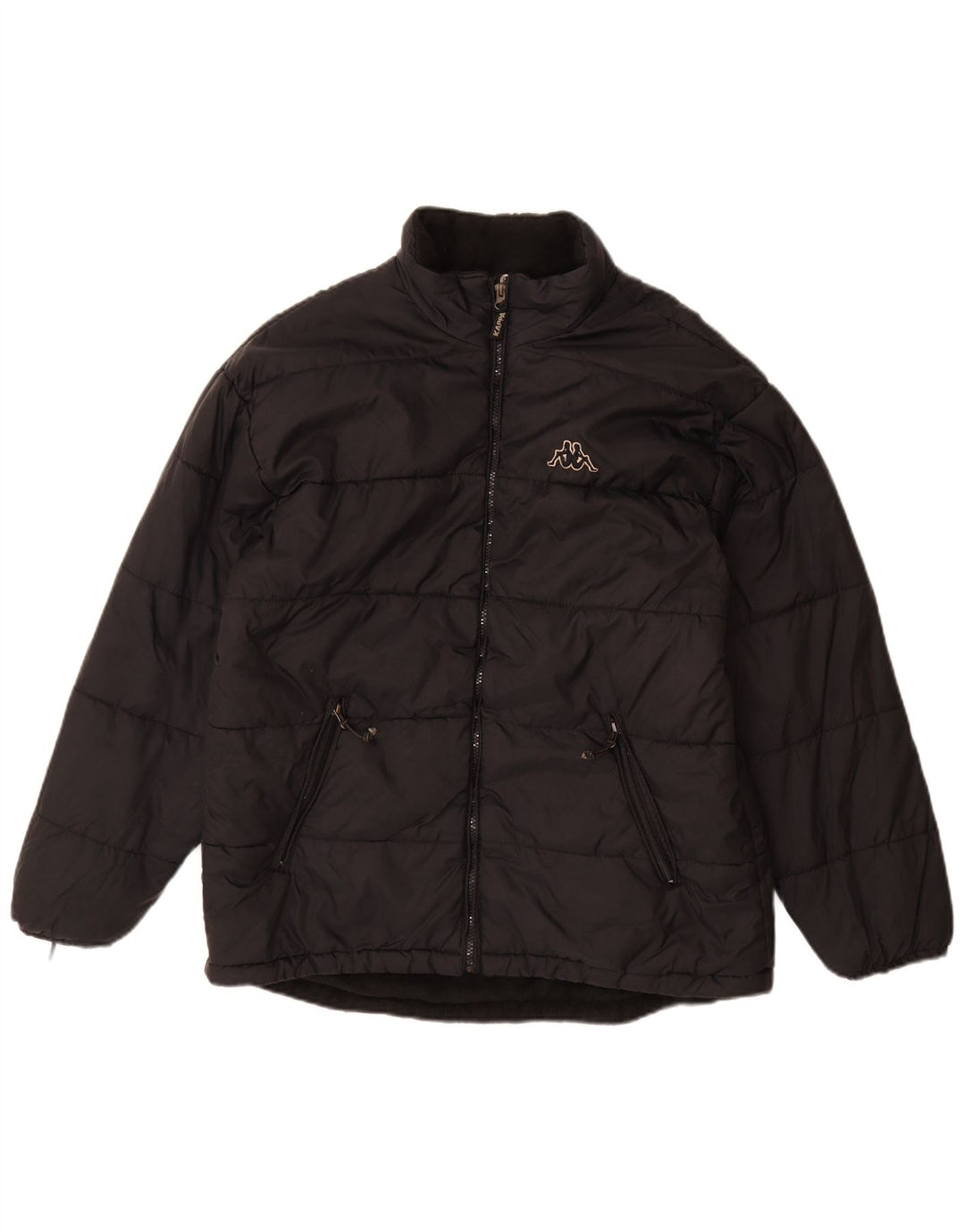 Kappa Ανδρικό μπουφάν UK 40 Large Black Polyamide