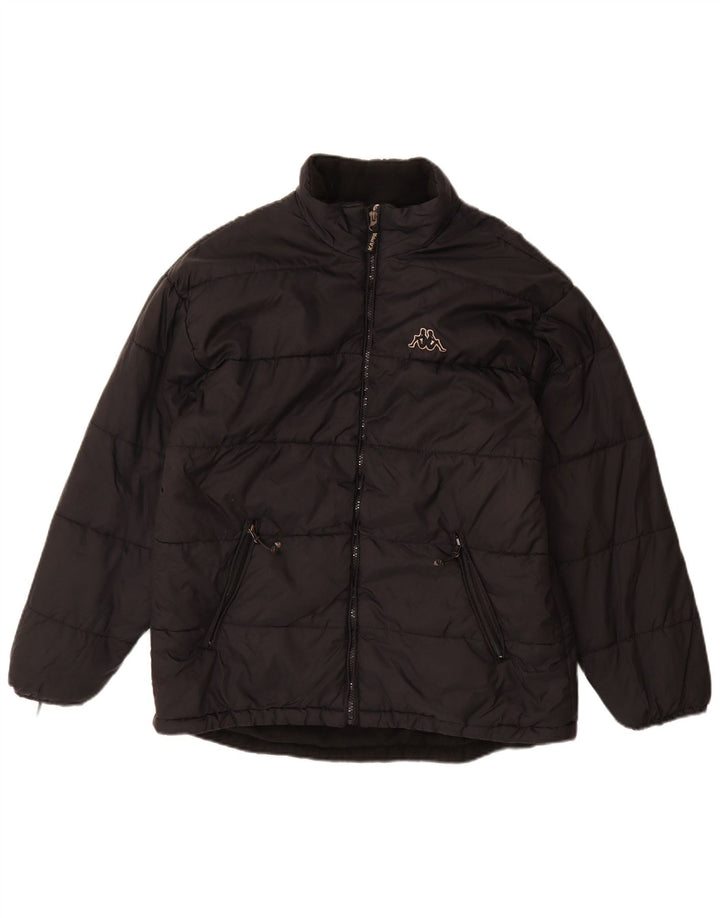 Kappa Ανδρικό μπουφάν UK 40 Large Black Polyamide