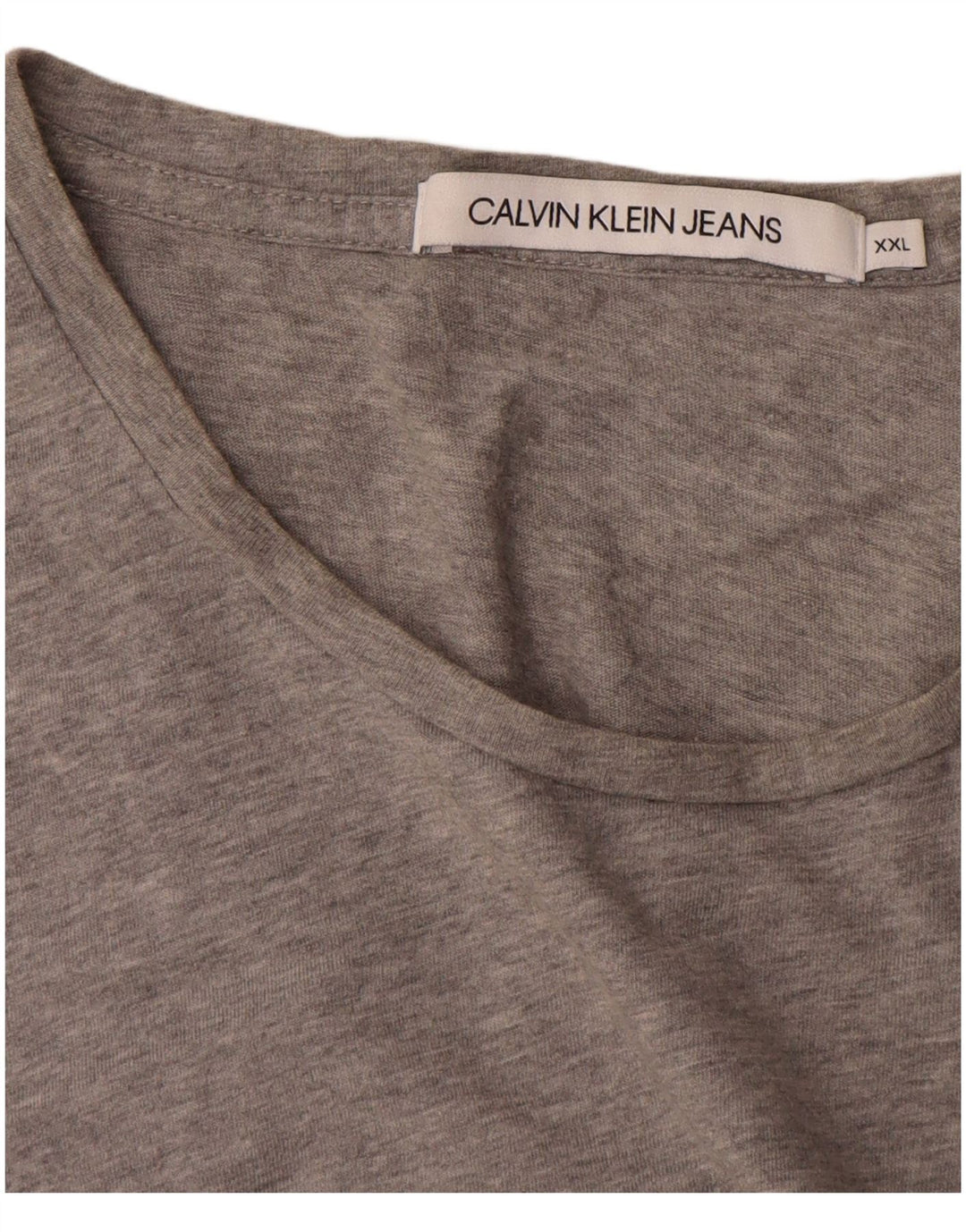 Calvin Klein Jeans Ανδρικό γραφικό T-Shirt Top 2XL Γκρι