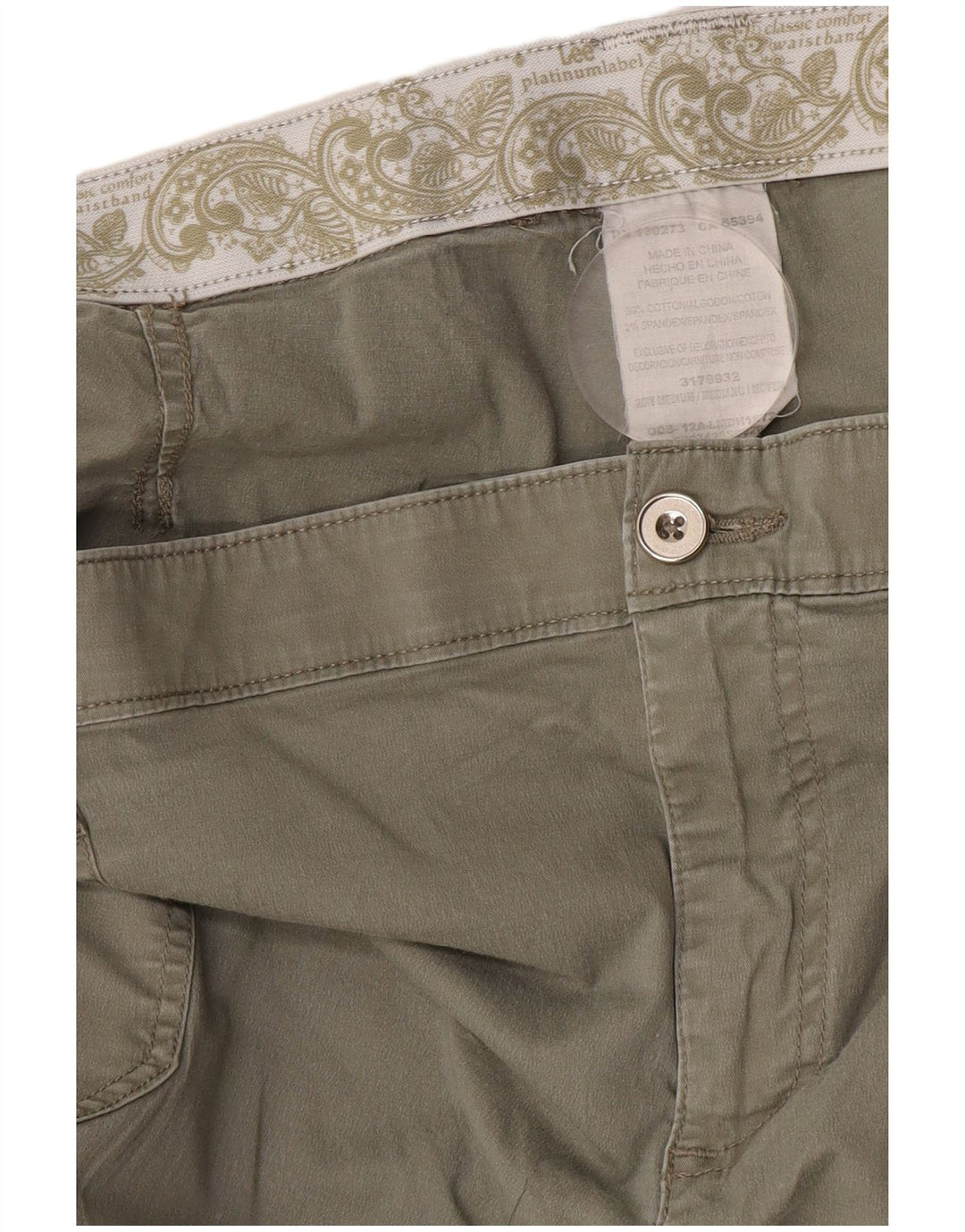 Lee Γυναικείο Παντελόνι Capri W40 L19 Γκρι βαμβακερό