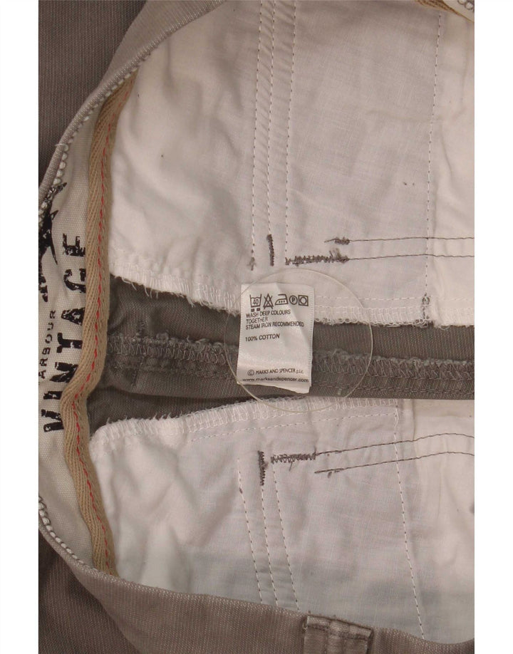 Ανδρικά Vintage βερμούδα Marks & Spencer W32 Βαμβακερό μεσαίο γκρι
