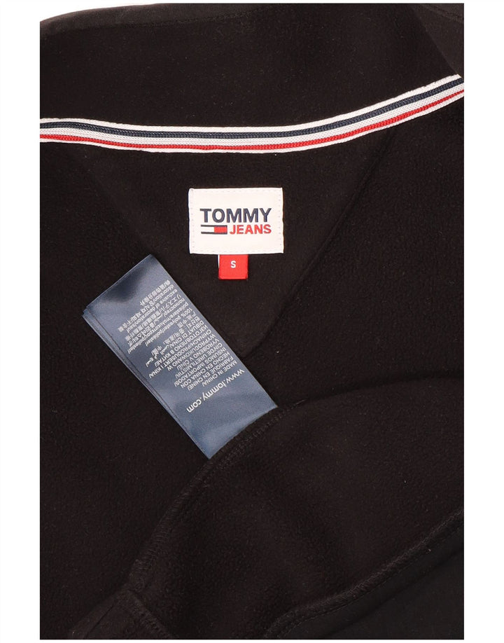 Tommy Hilfiger Mens Fleece Gilet UK 36 Small Black Polyester