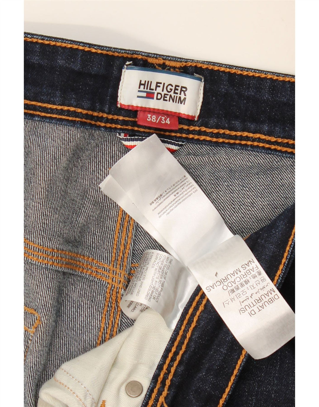 Tommy Hilfiger Ανδρικό Bootcut Jeans W38 L34 Navy Blue Cotton