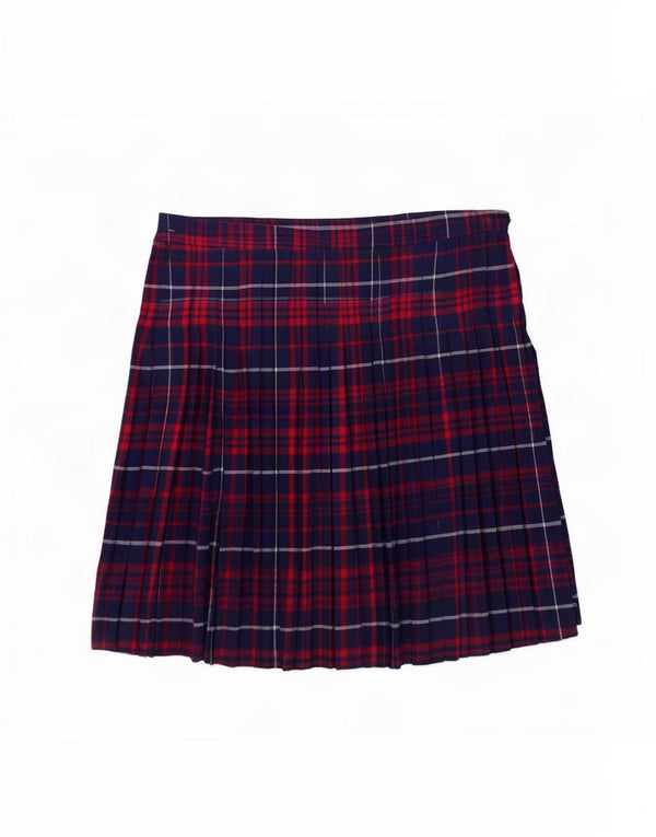Tommy Hilfiger Γυναικεία Μίνι Φούστα Medium W28 Navy Blue καρό βαμβακερό