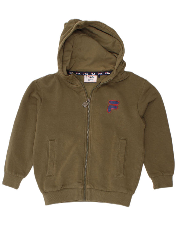 Fila Boys Zip Hoodie πουλόβερ 5-6 ετών Χακί