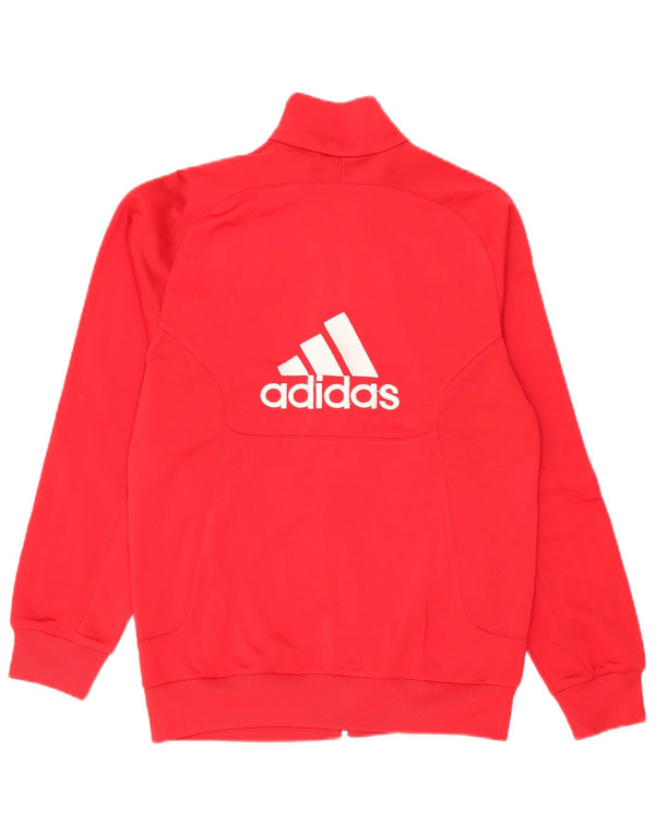 Ανδρική φόρμα γυμναστικής Adidas Top Jacket UK 34/36 Small Red Colourblock