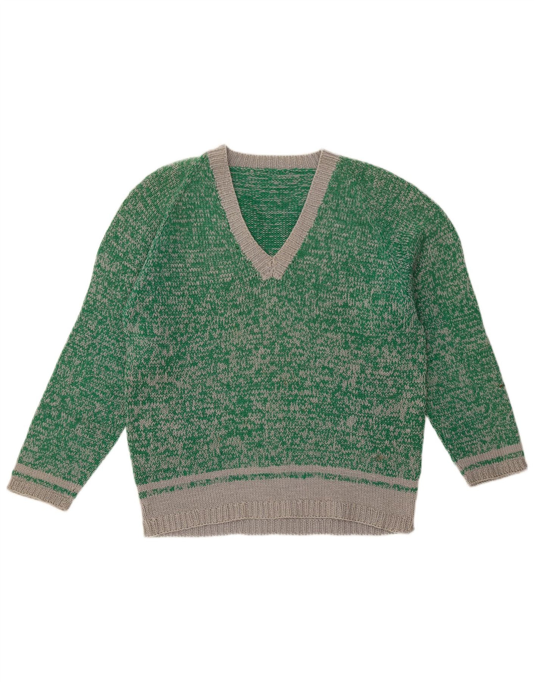 Vintage Womens UK 18 XL Green Flecked